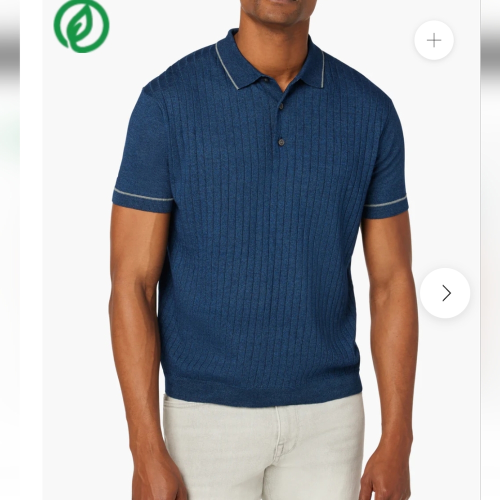 NWT Joes Jeans Polo Shirt Indigo